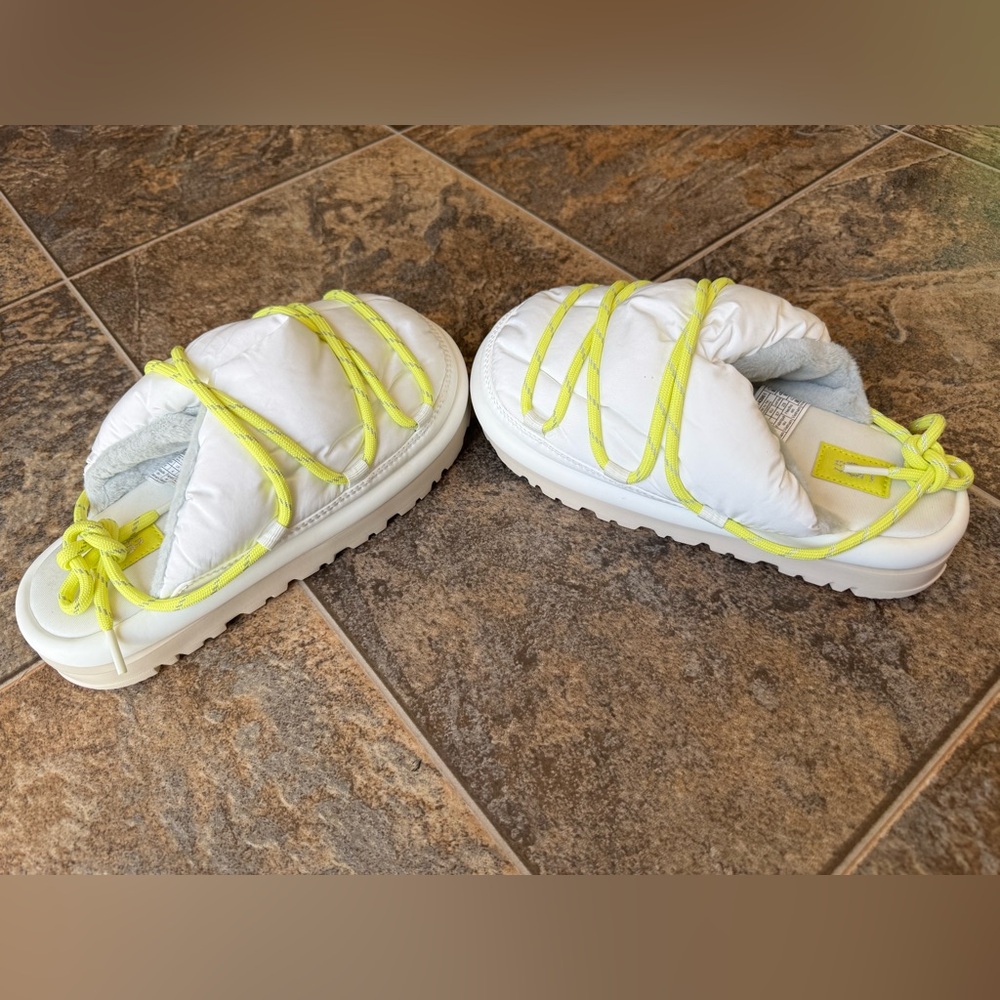 New!!! Ugg Spaceslider Tach Slip On Slide Slides-… - image 1